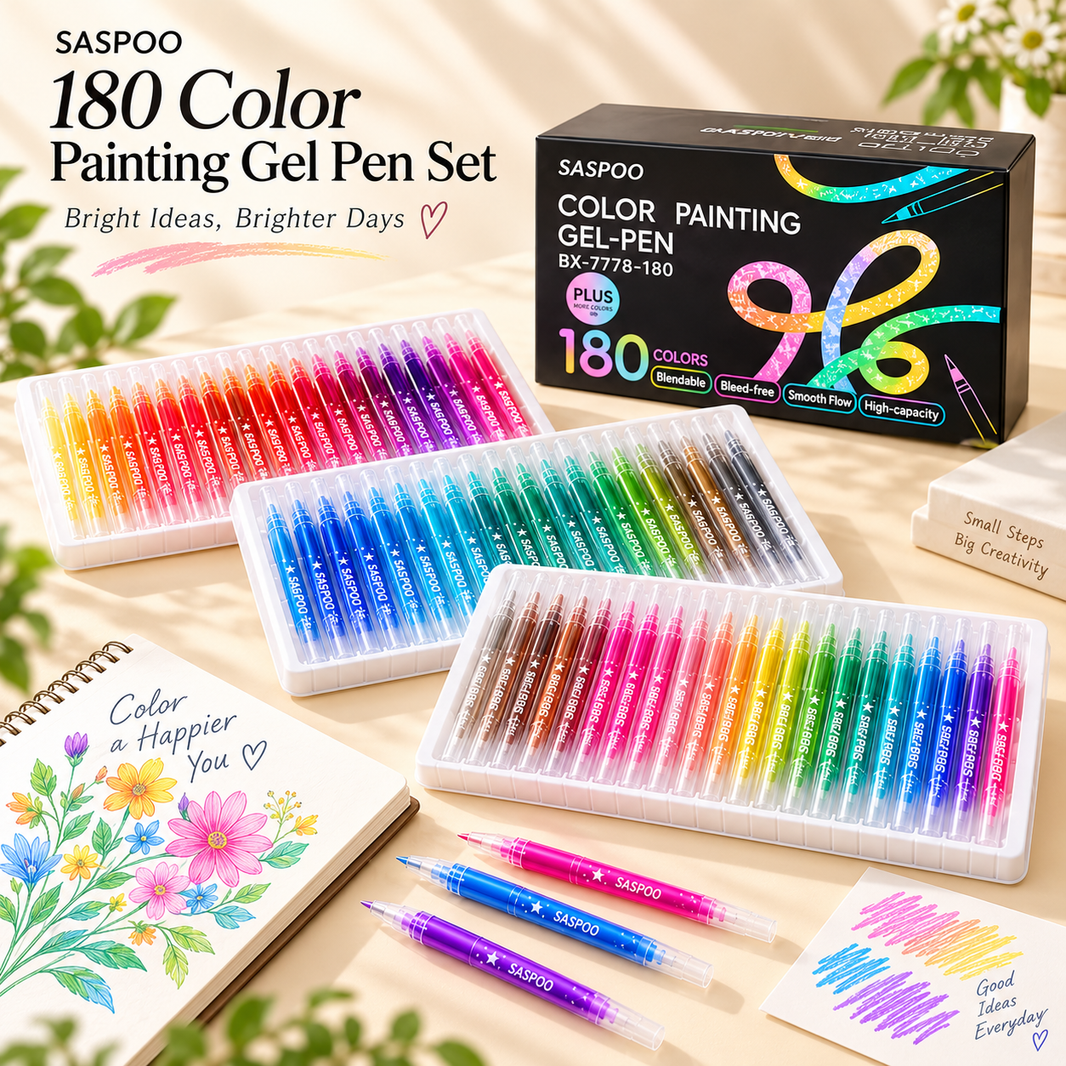 180-Color Color Painting Gel Pen Set