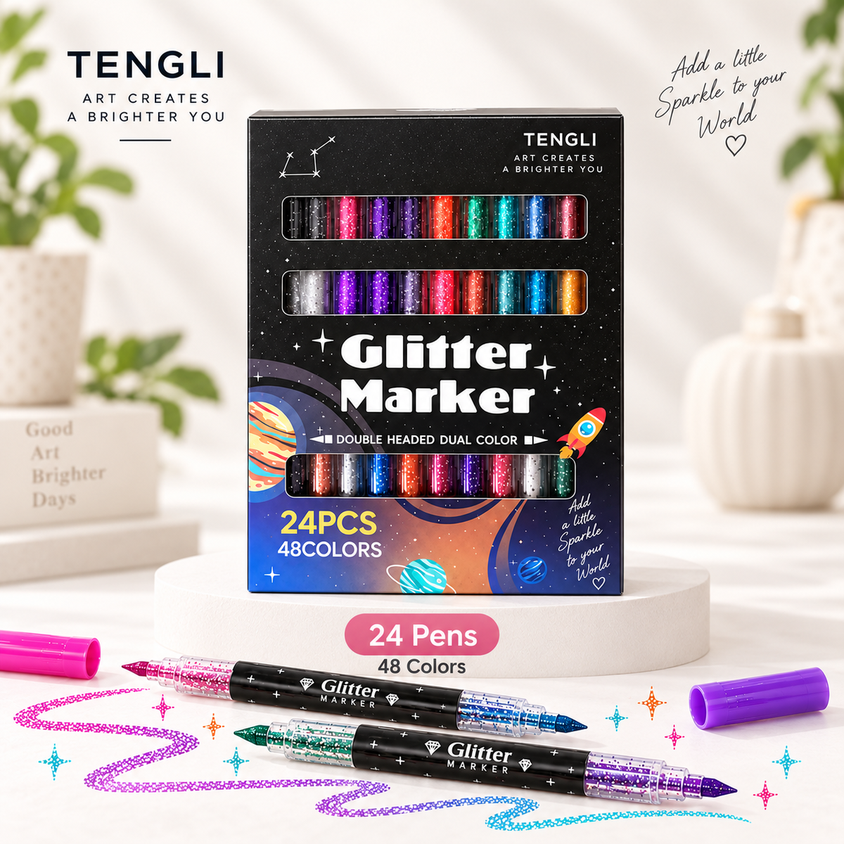 Sparkle Duo Glitter Markers